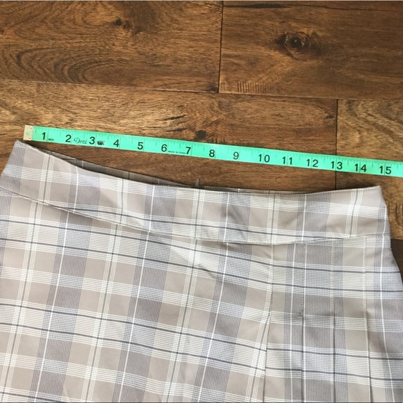 Nike Golf Dri-Fit Plaid Skirt/Skort - Gray - 6 - Picture 3 of 8